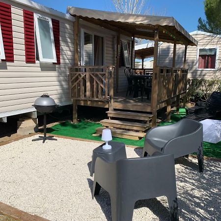 Mobilhome Vias Plage Dans Camping Buitenkant foto