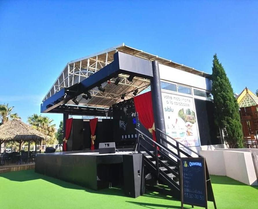 Mobilhome Vias Plage Dans Camping Buitenkant foto