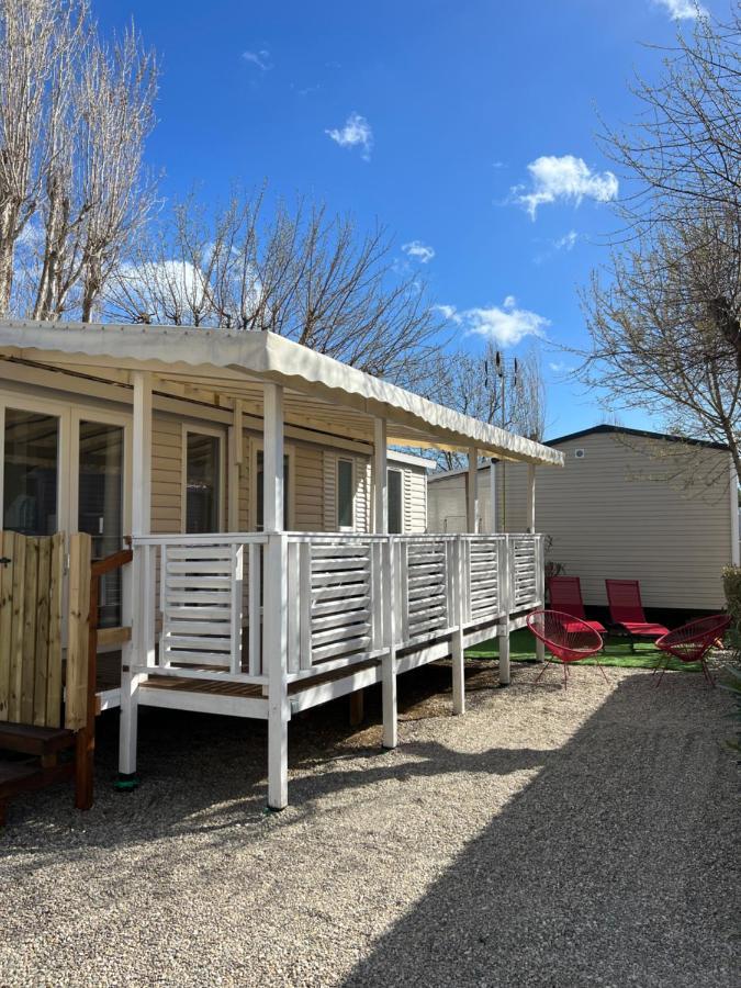 Mobilhome Vias Plage Dans Camping Buitenkant foto