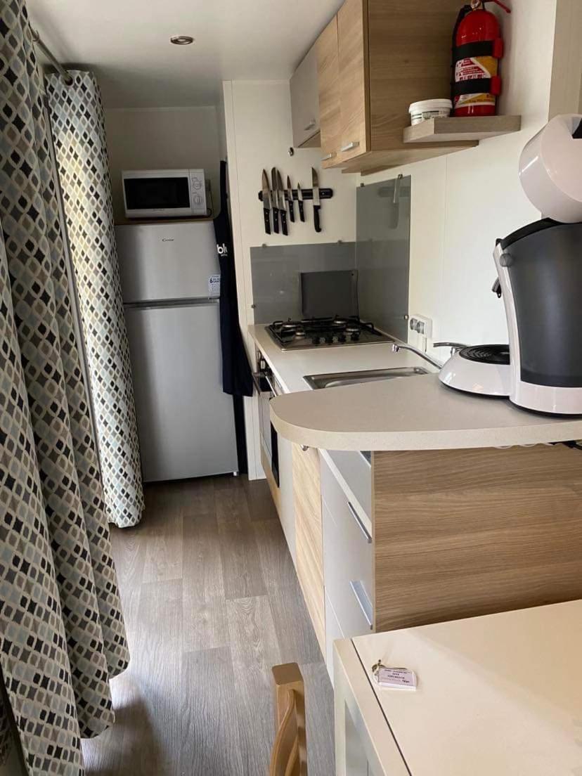Mobilhome Vias Plage Dans Camping Buitenkant foto