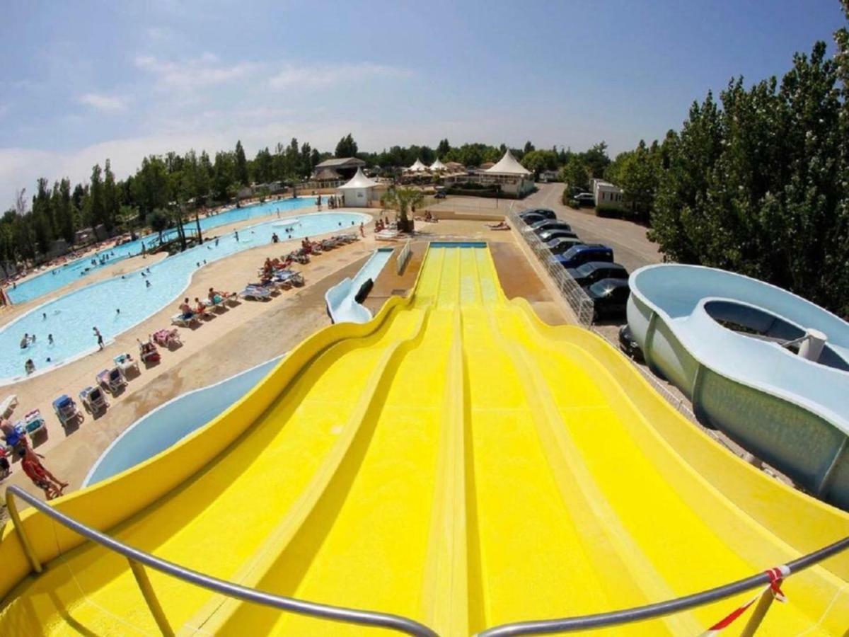 Mobilhome Vias Plage Dans Camping Buitenkant foto