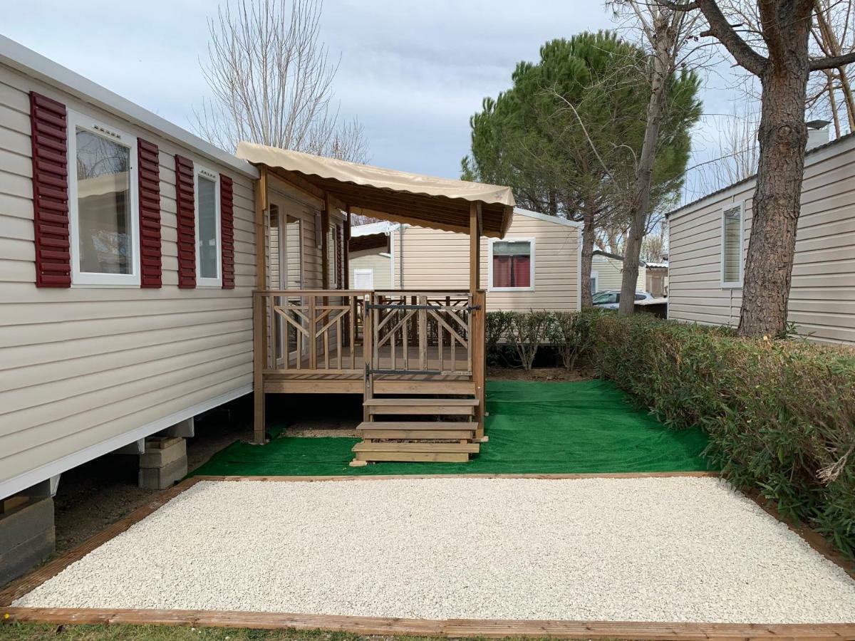 Mobilhome Vias Plage Dans Camping Buitenkant foto
