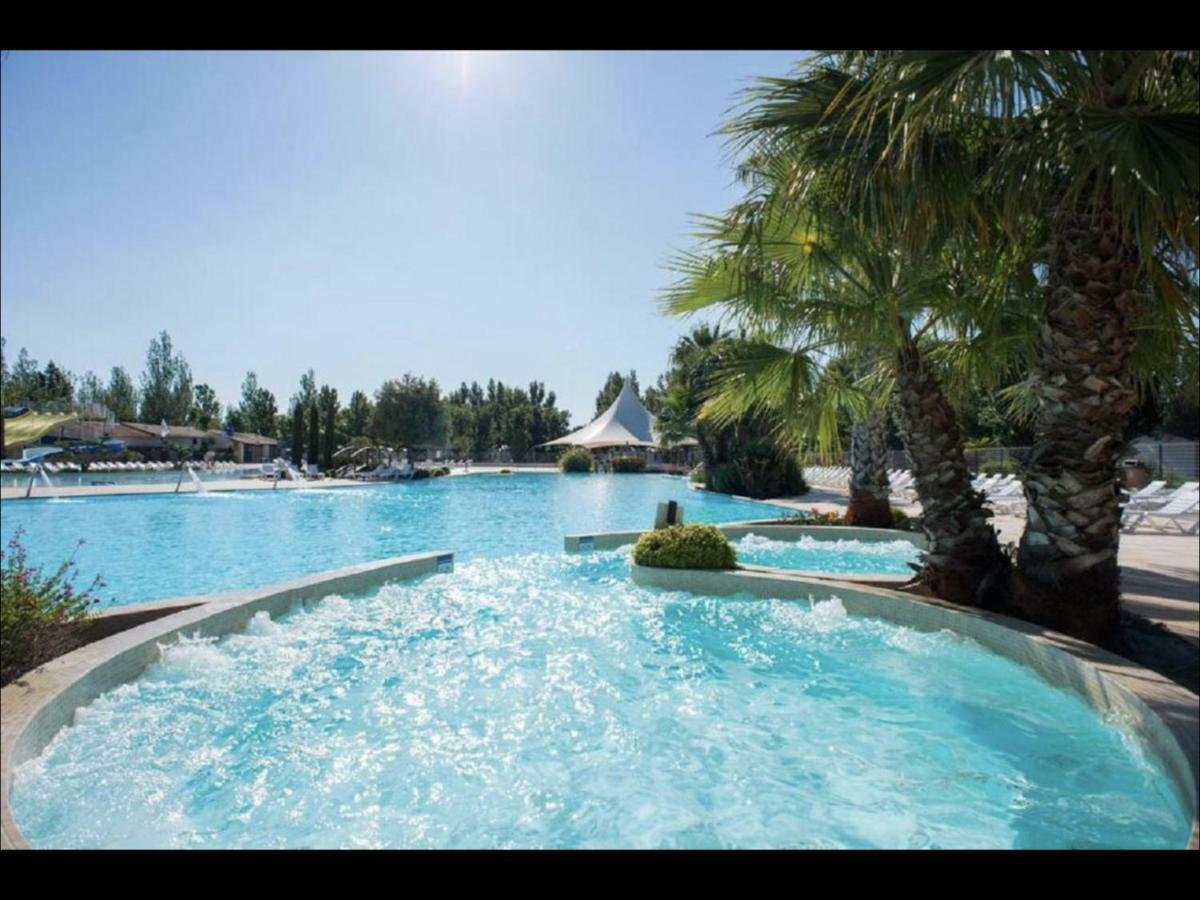 Mobilhome Vias Plage Dans Camping Buitenkant foto