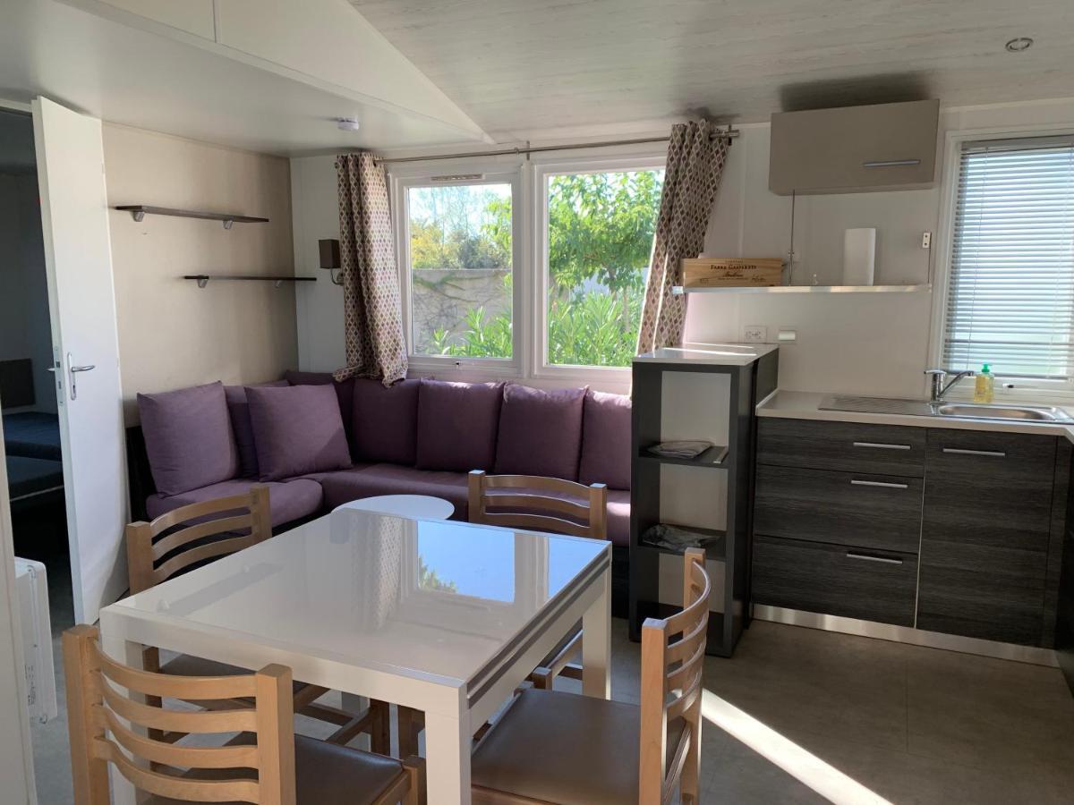 Mobilhome Vias Plage Dans Camping Buitenkant foto