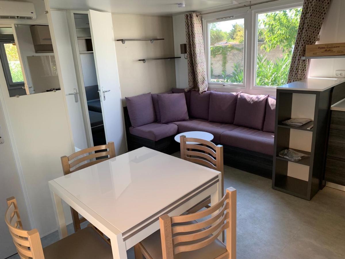 Mobilhome Vias Plage Dans Camping Buitenkant foto
